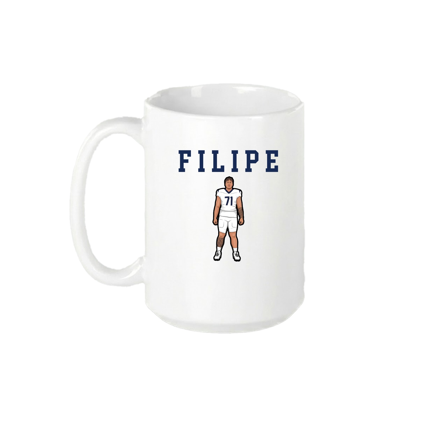 15oz Coffee Mug — Shirsey in White