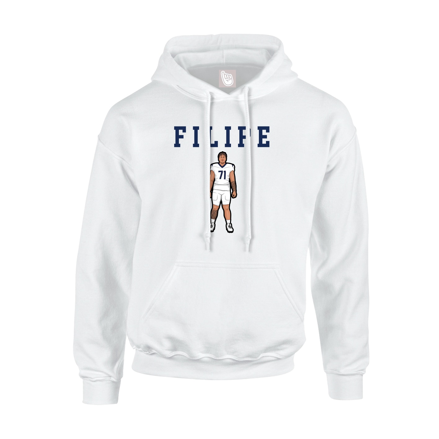 Youth Hoodie — Shirsey in White