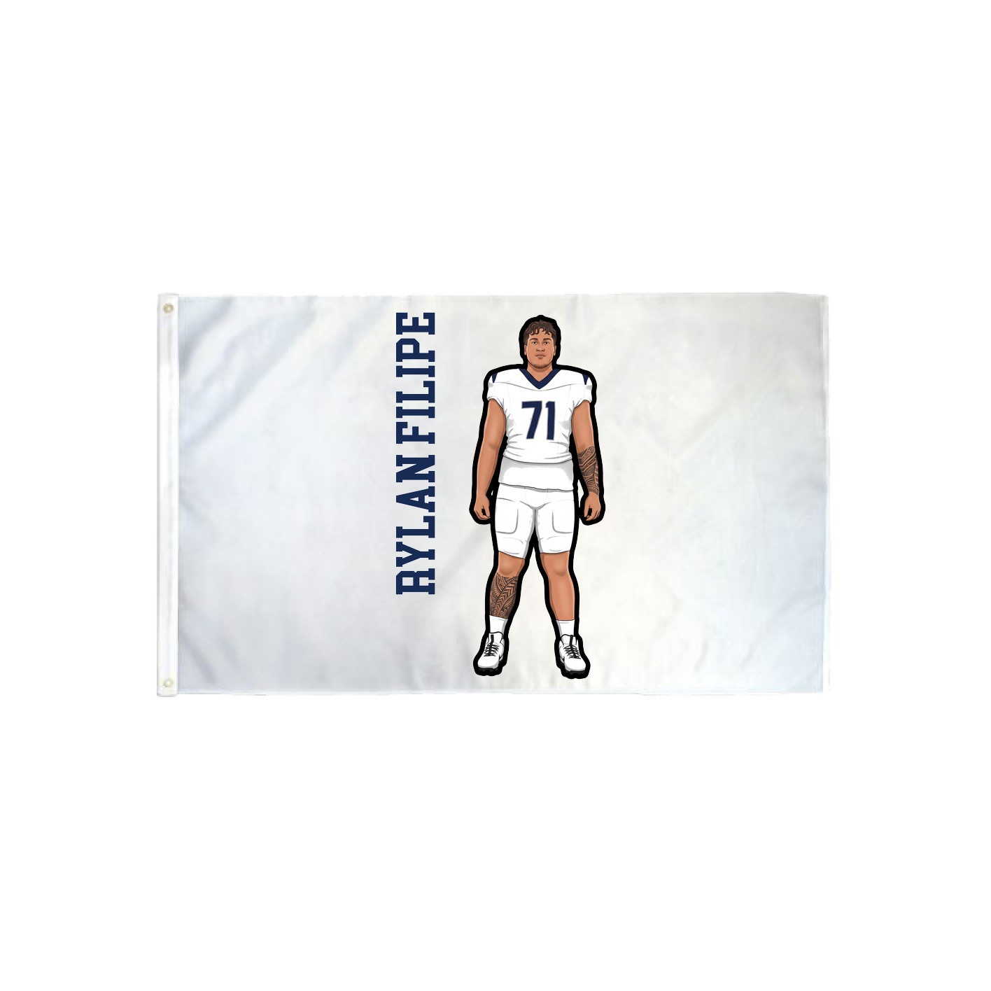 3x5 Flag — Name Vertical in Classic