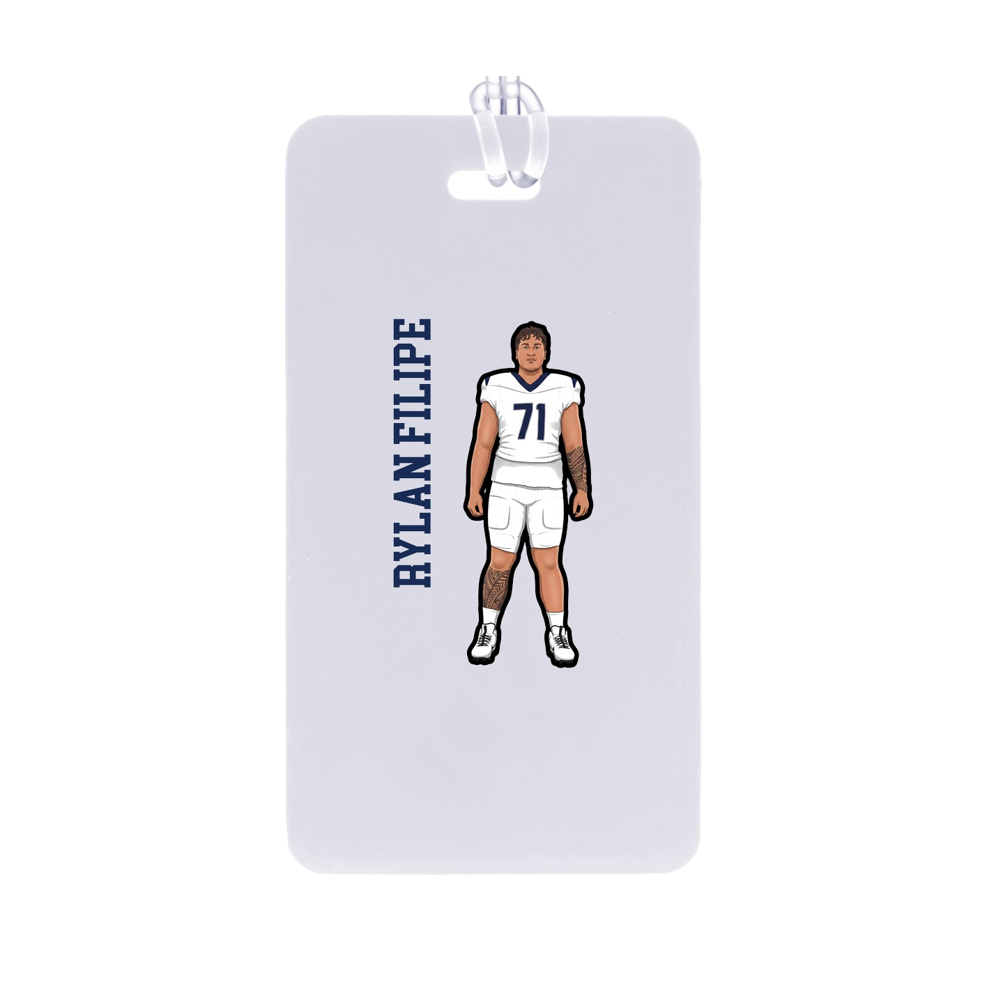 Bag Tag — Name Vertical in Classic