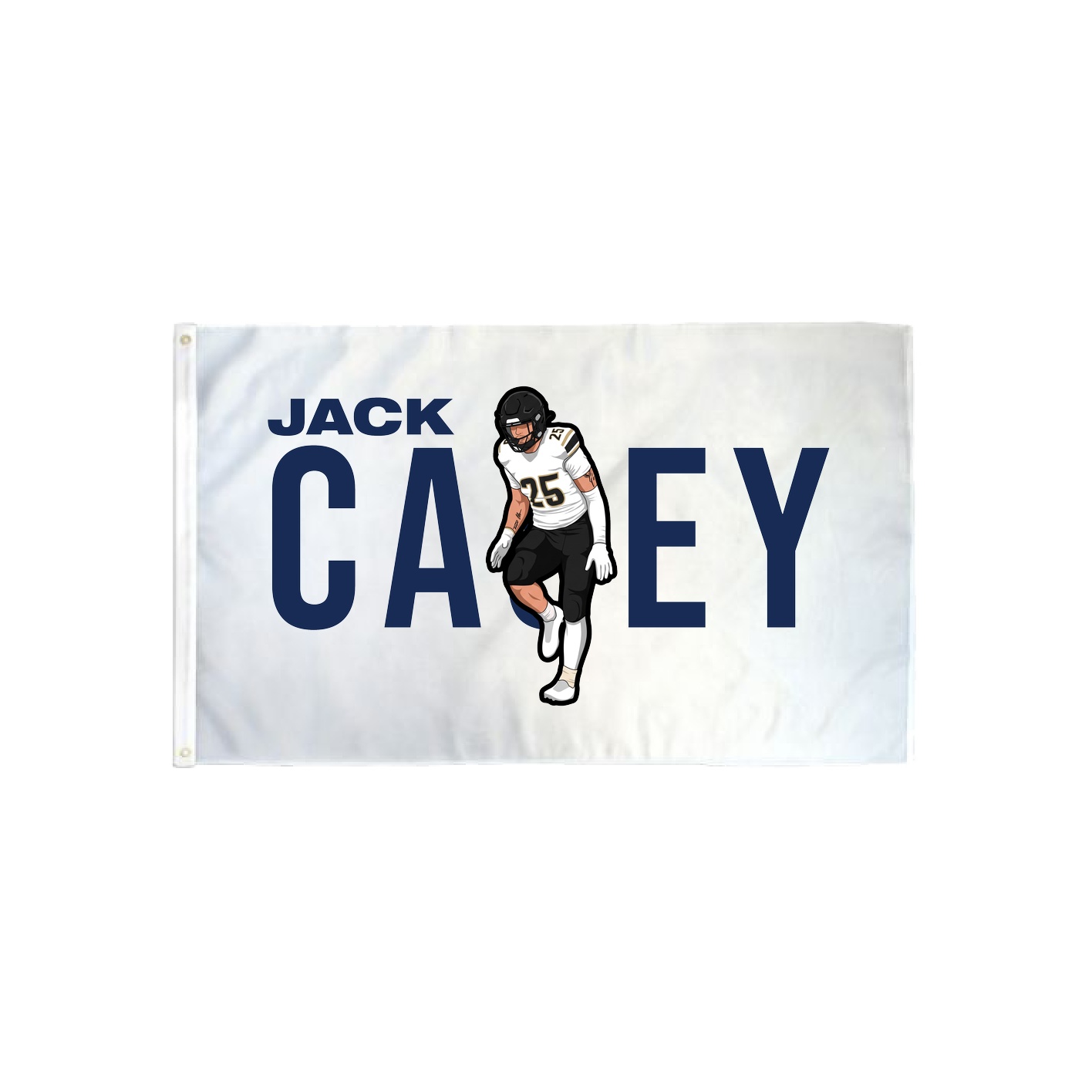 3x5 Flag — Player Name in Classic