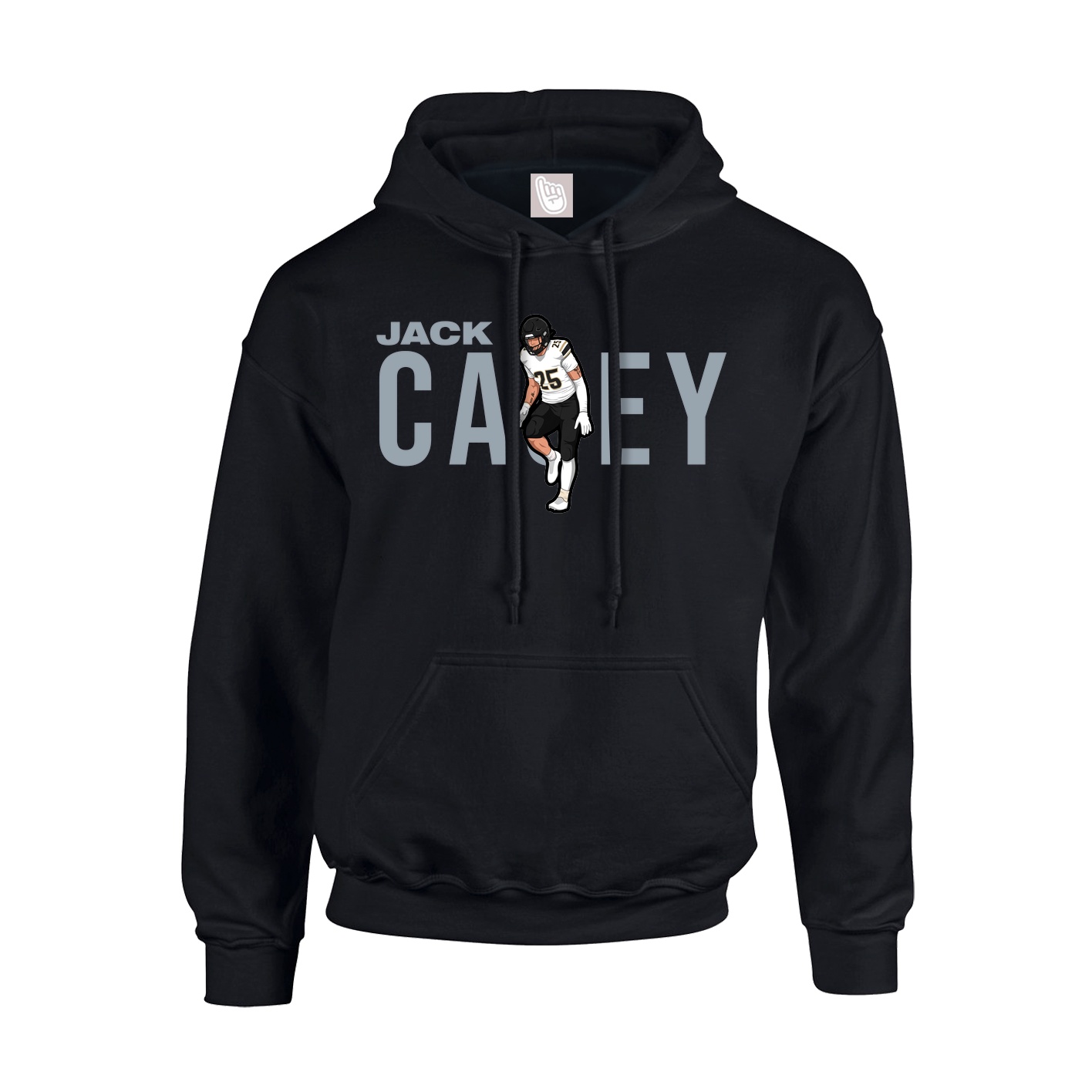 Hoodie — Player Name in Black