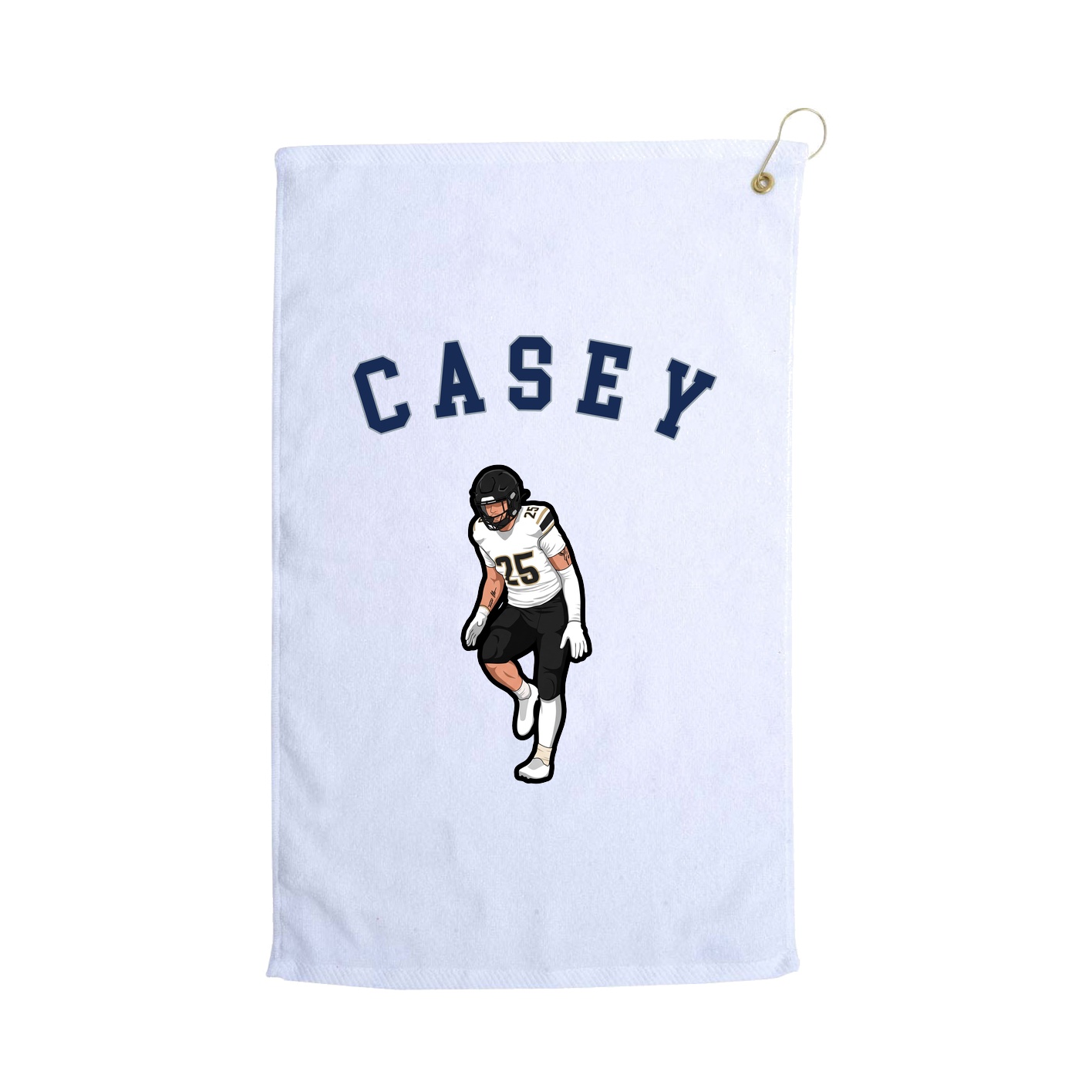 Golf Towel — Shirsey Arch in White
