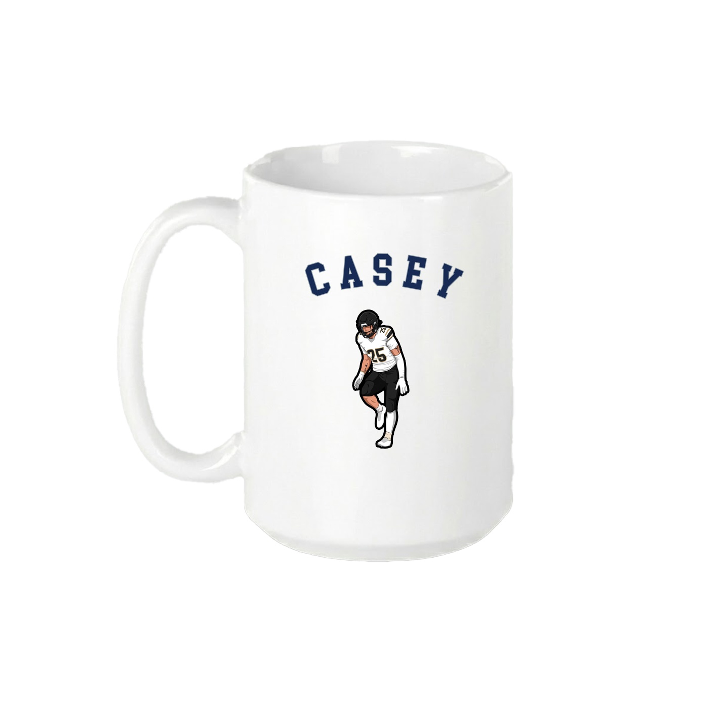 15oz Coffee Mug — Shirsey Arch in White