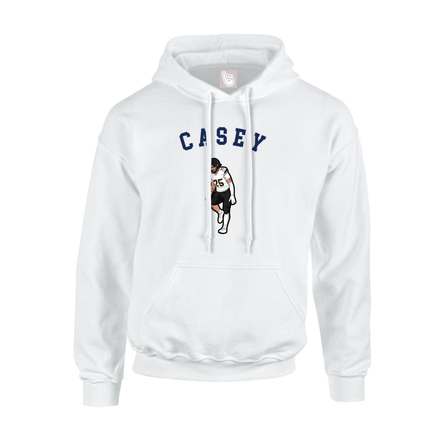 Youth Hoodie — Shirsey Arch in White