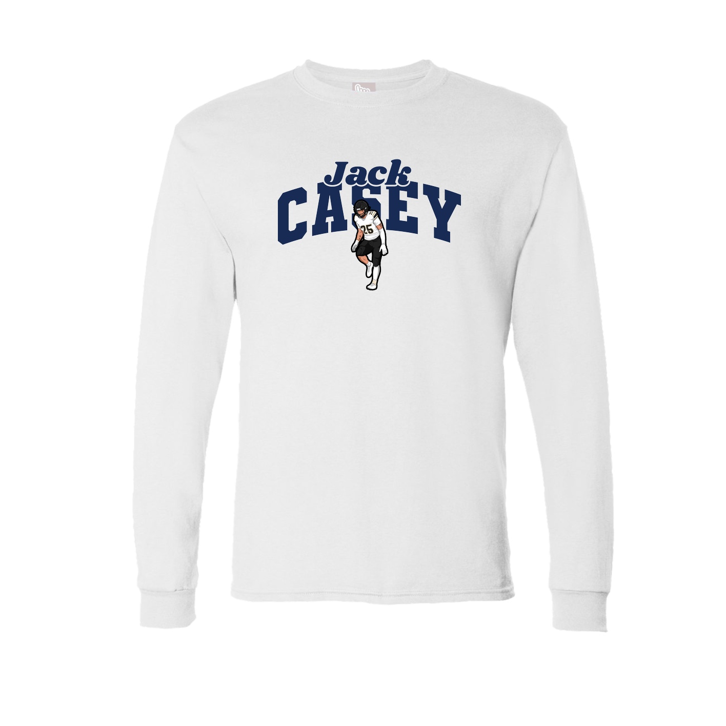 Long Sleeve Tee — Signature Arch in White