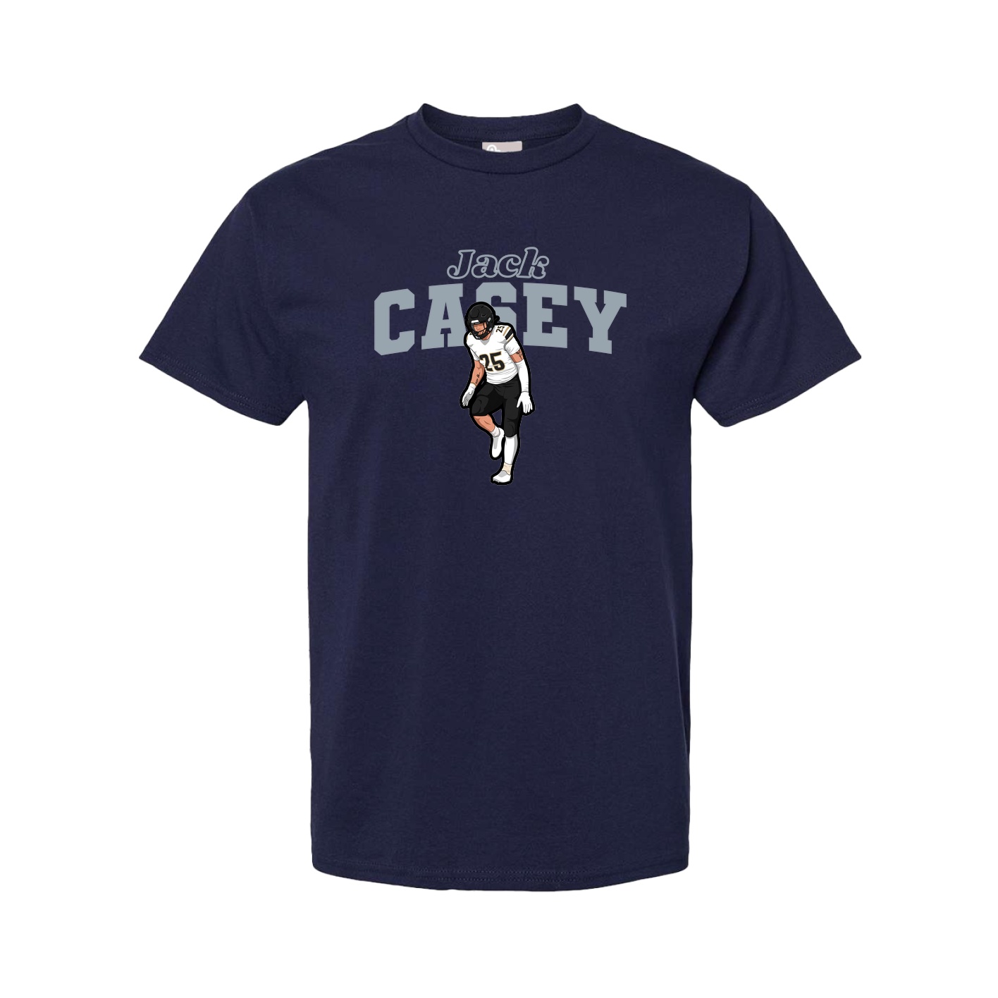 Youth Tee — Name Arch in Navy