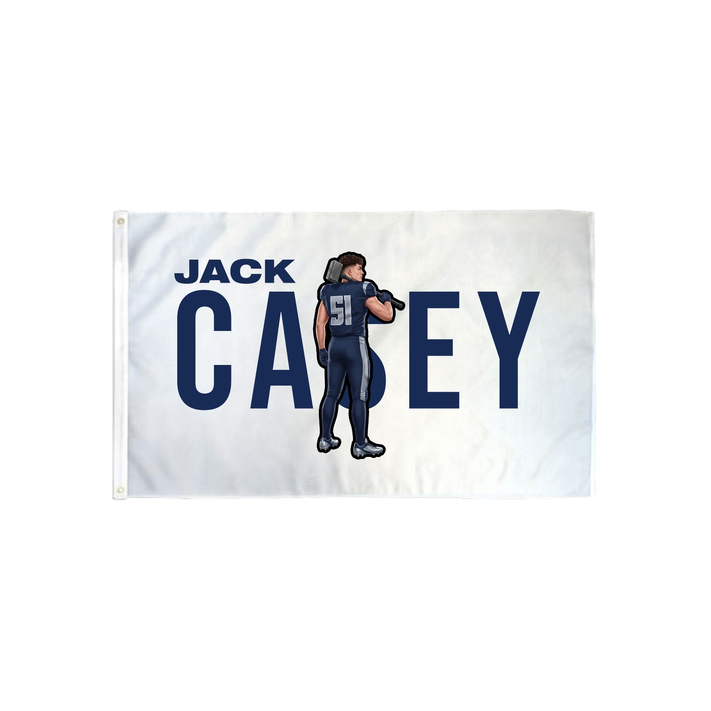 3x5 Flag — Player Name in Classic