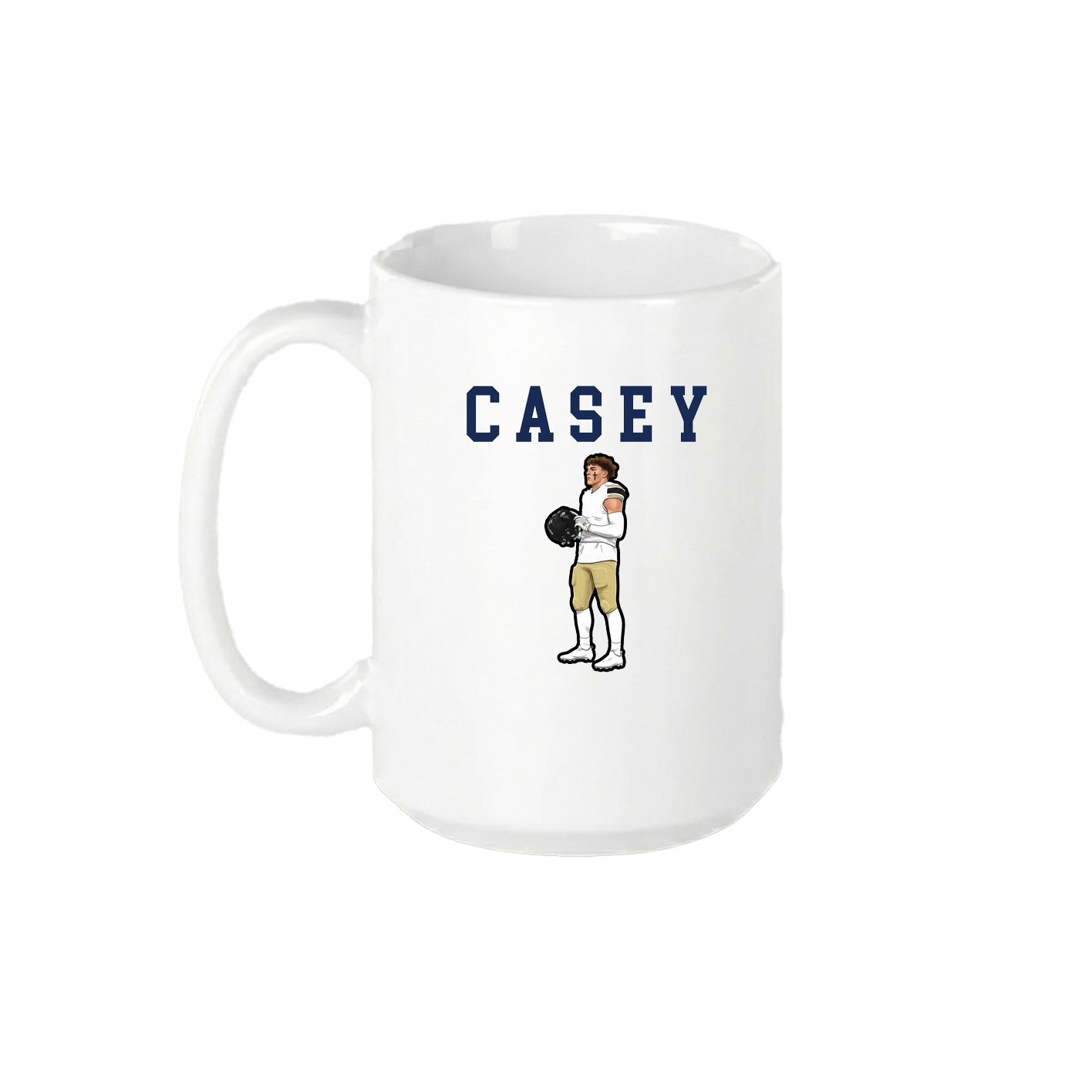 15oz Coffee Mug — Shirsey in White