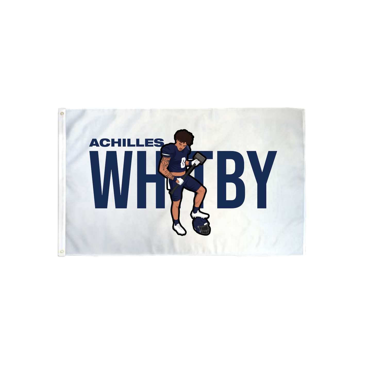 3x5 Flag — Player Name in Classic