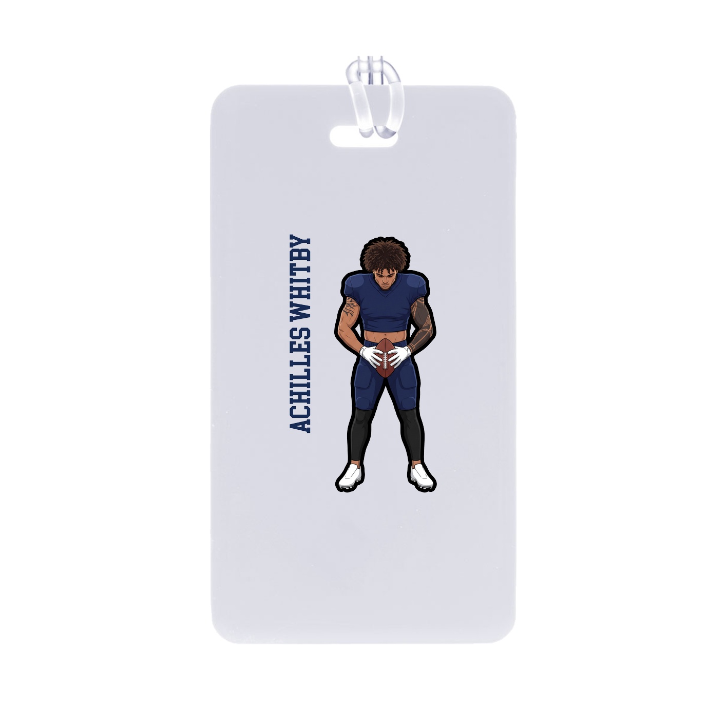 Bag Tag — Name Vertical in Classic