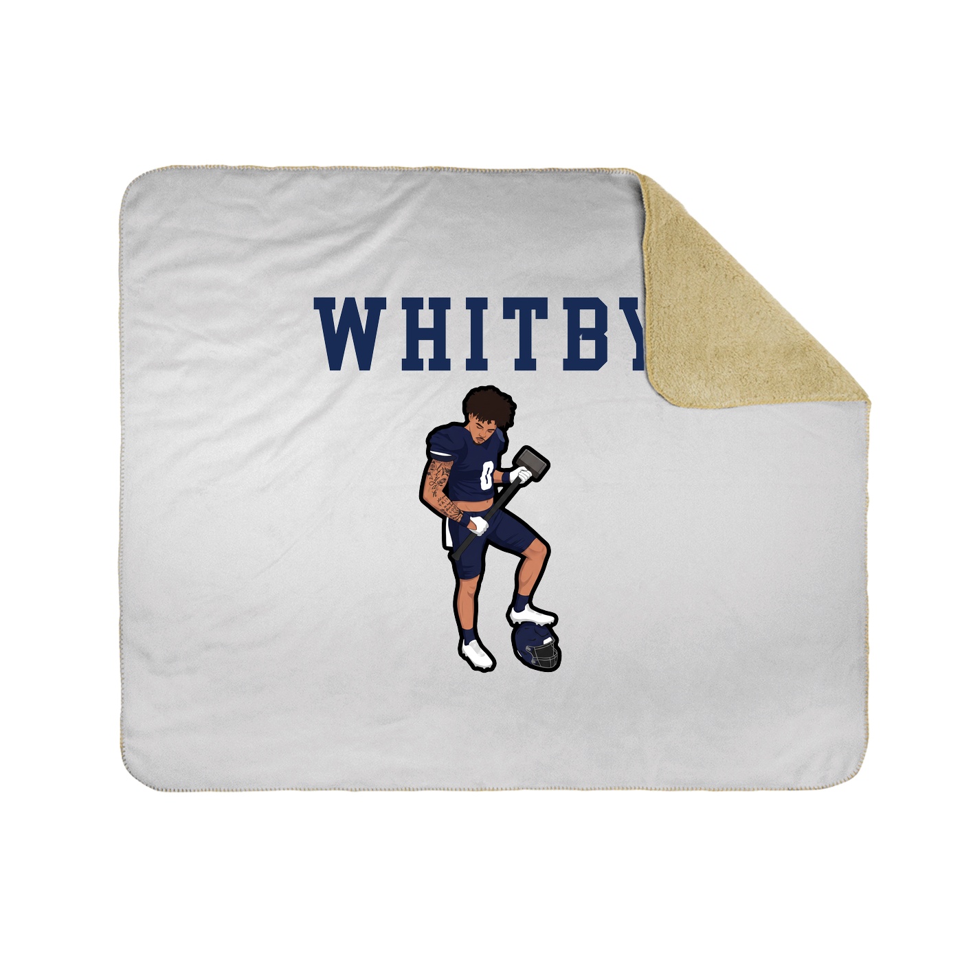Throw Blanket — Shirsey in White
