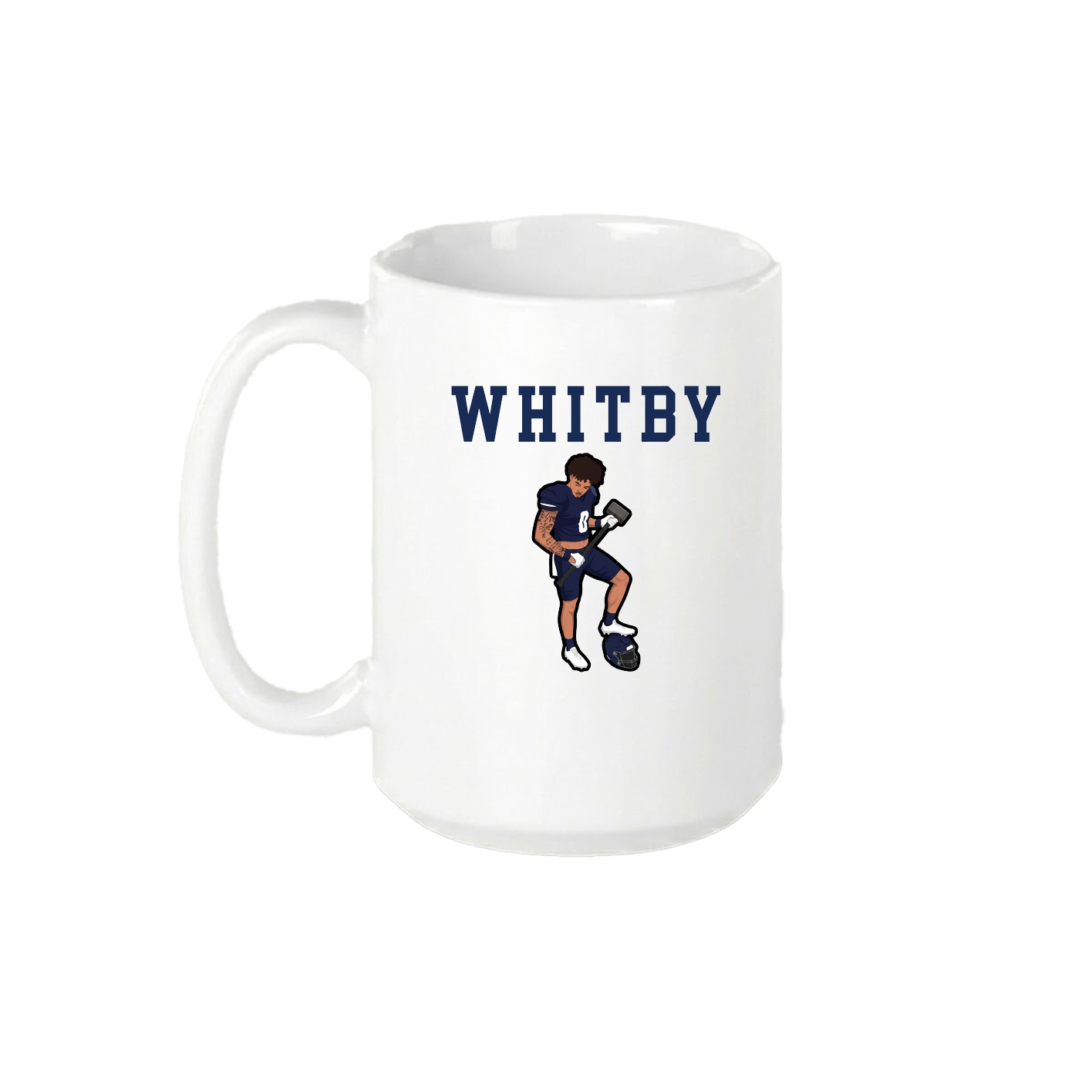 15oz Coffee Mug — Shirsey in White