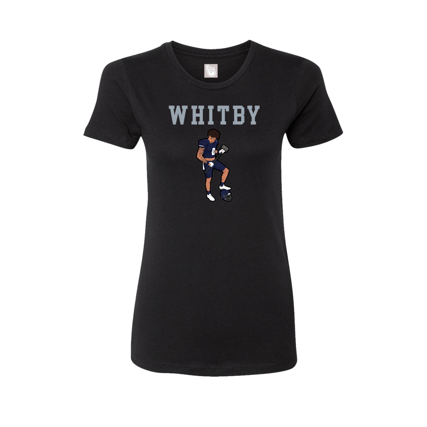 Fitted Women's Tee — Shirsey in Black