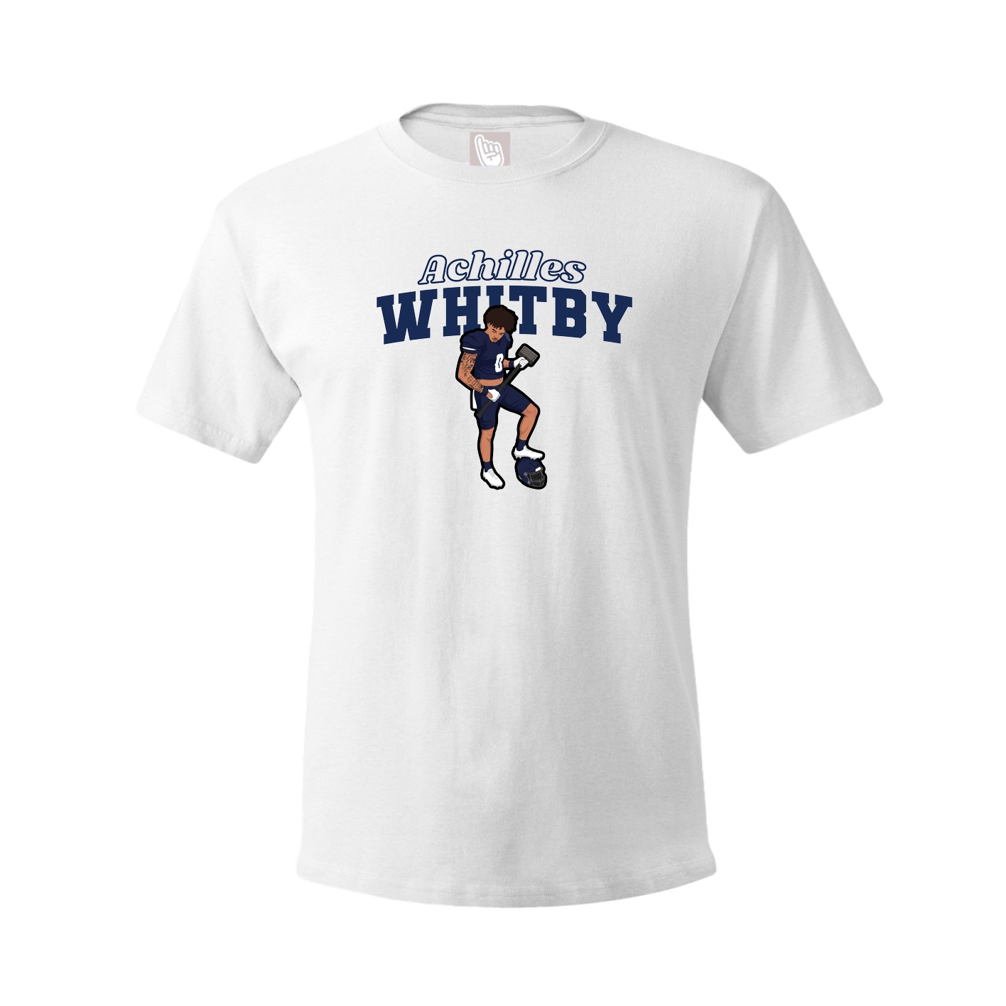 Tee — Name Arch in White