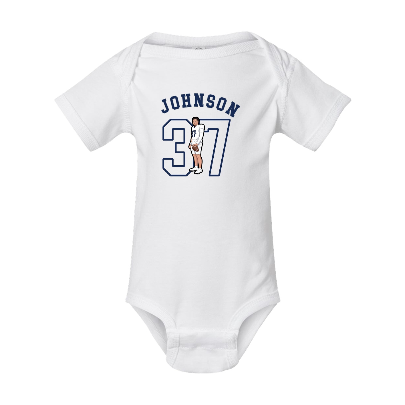 Baby Onesie — Shirsey Arch in White