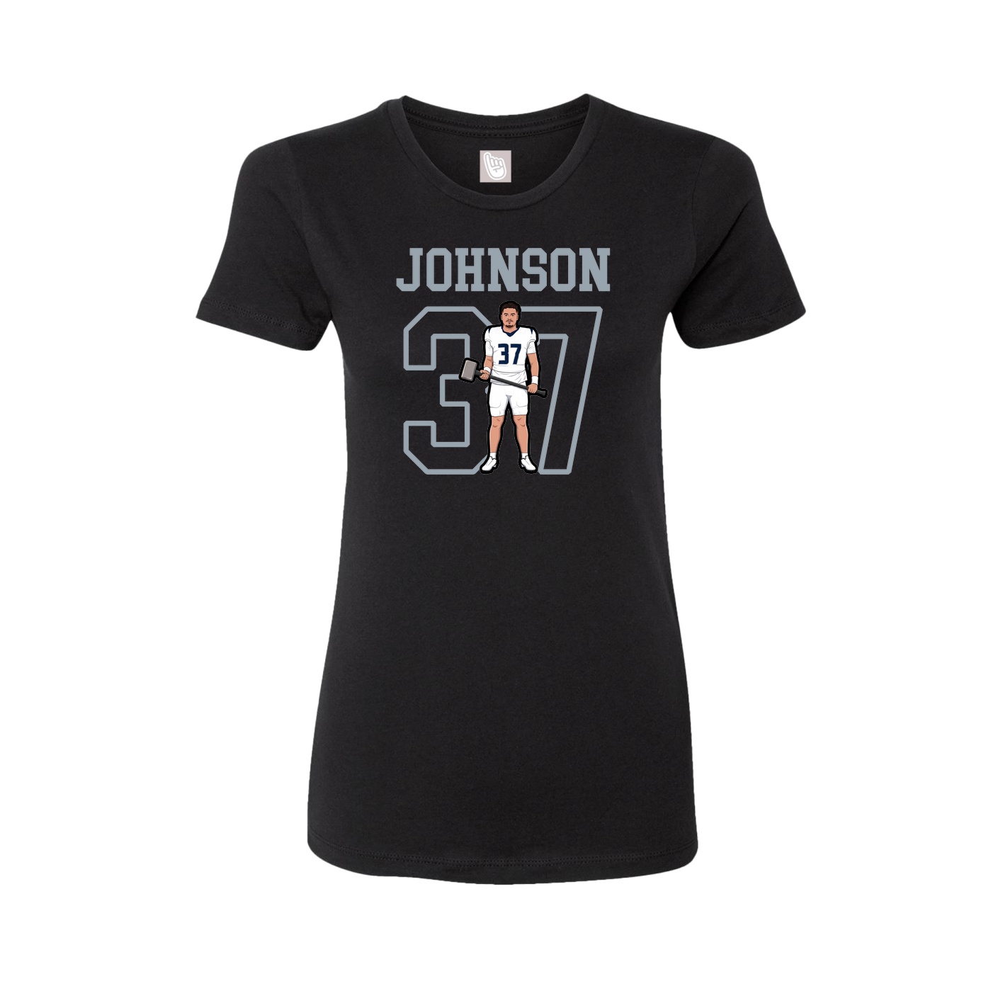 Fitted Women's Tee — Shirsey in Black