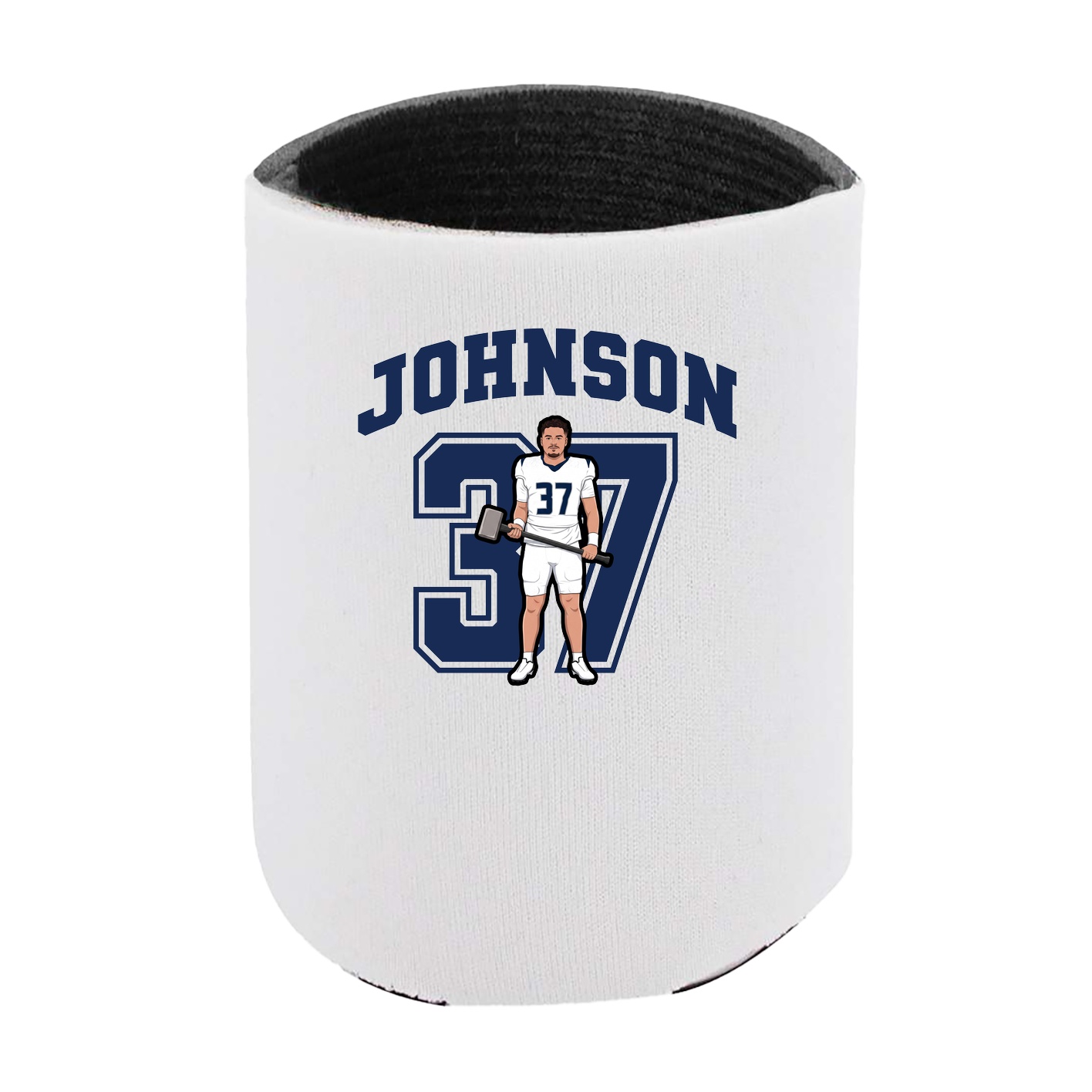 Can Holder — Number in White