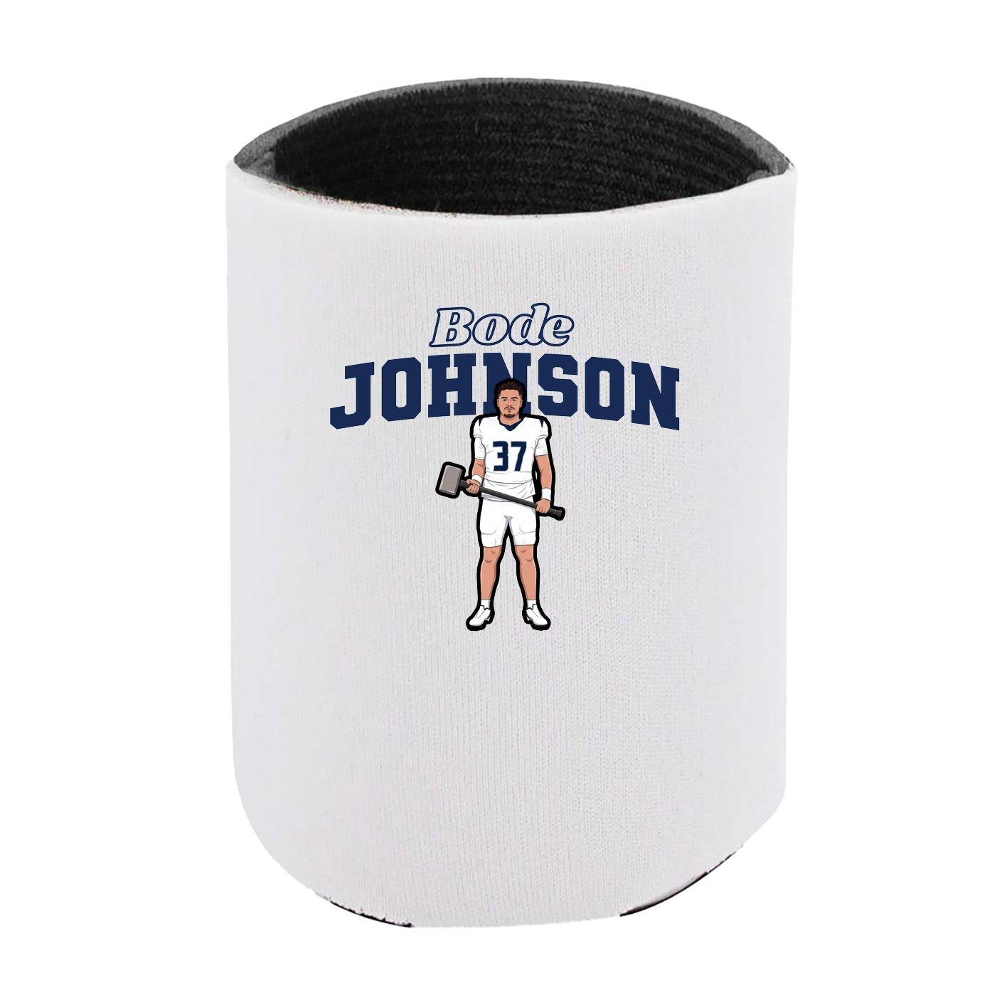 Can Holder — Name Arch in White