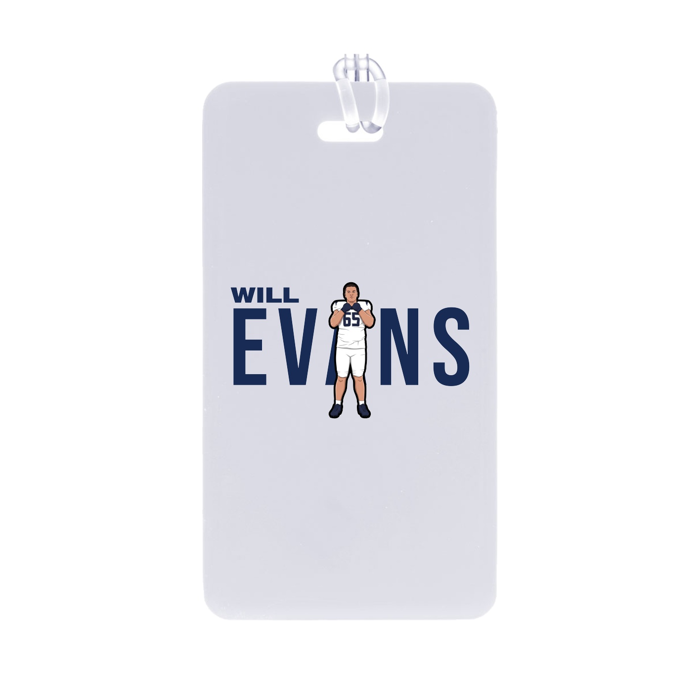 Bag Tag — Player Name in Classic