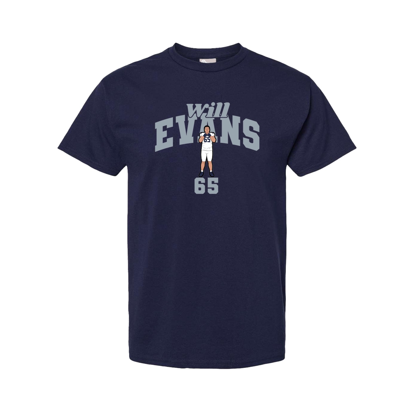 Youth Tee — Signature Arch in Navy