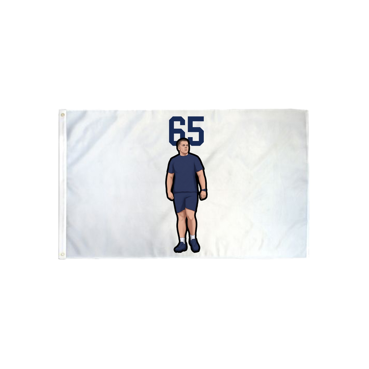 3x5 Flag — Number Top in Classic