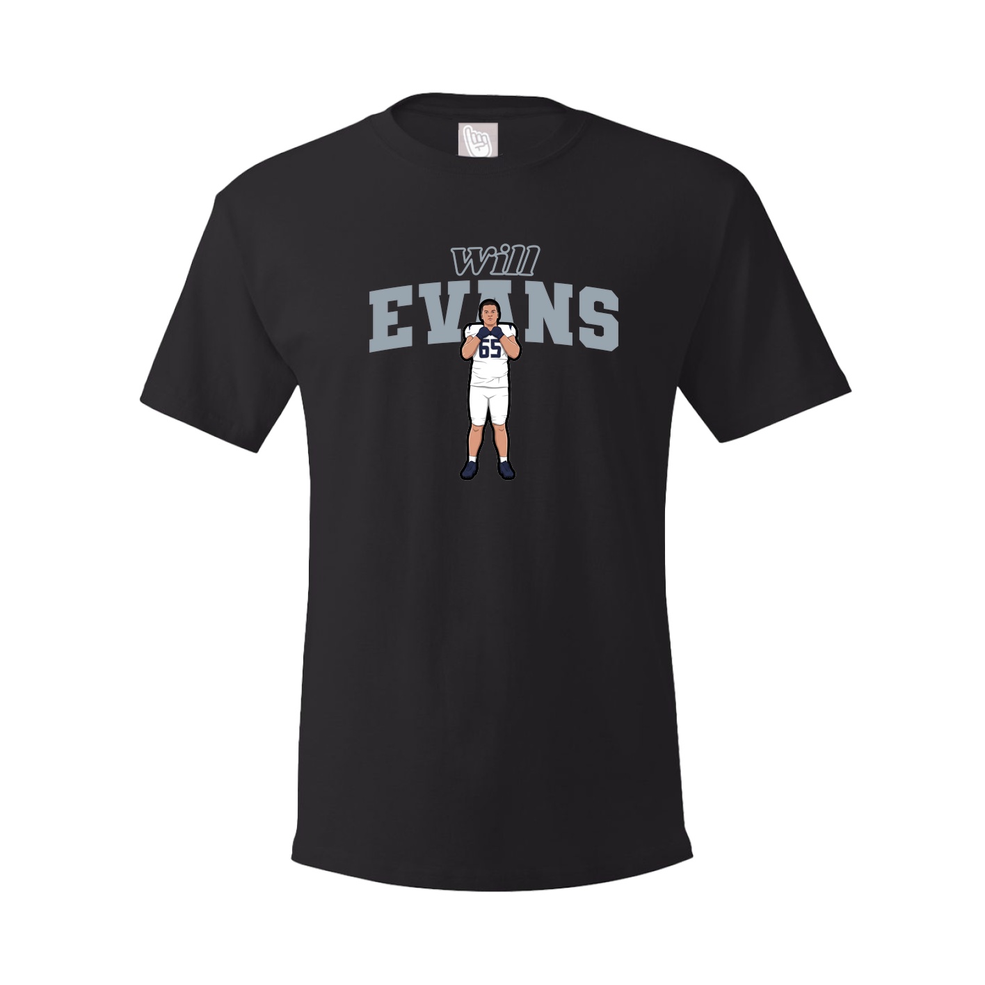 Youth Tee — Name Arch in Black