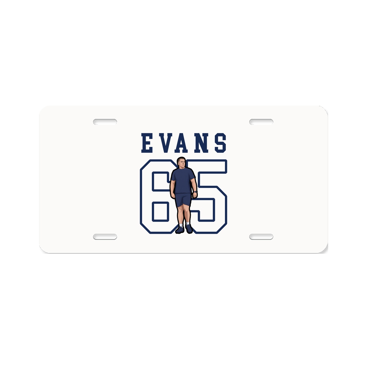 License Plate — Shirsey in Classic