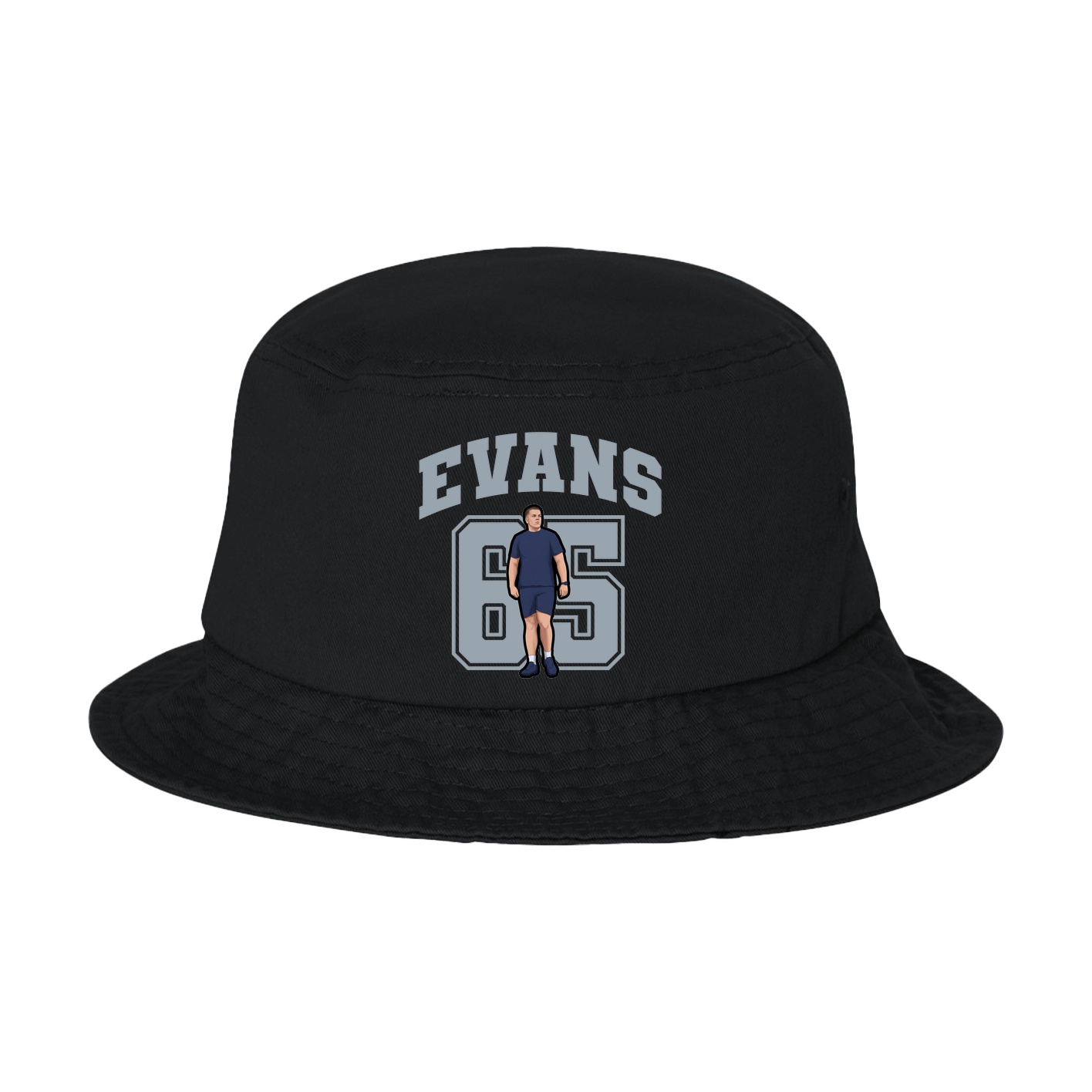 Bucket Cap — Number in Black