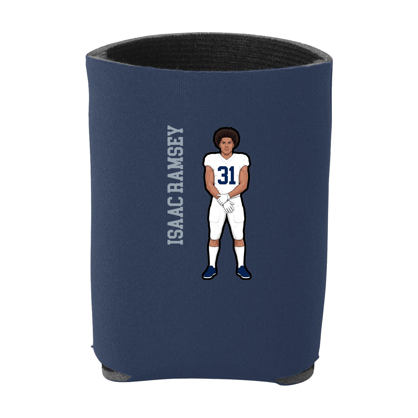 Can Holder — Name Vertical in Navy