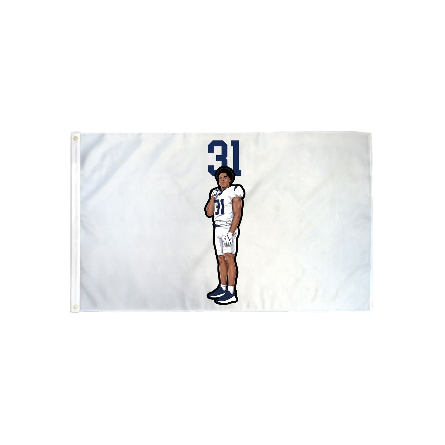 3x5 Flag — Number Top in Classic