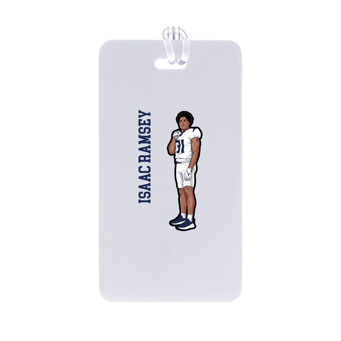 Bag Tag — Name Vertical in Classic