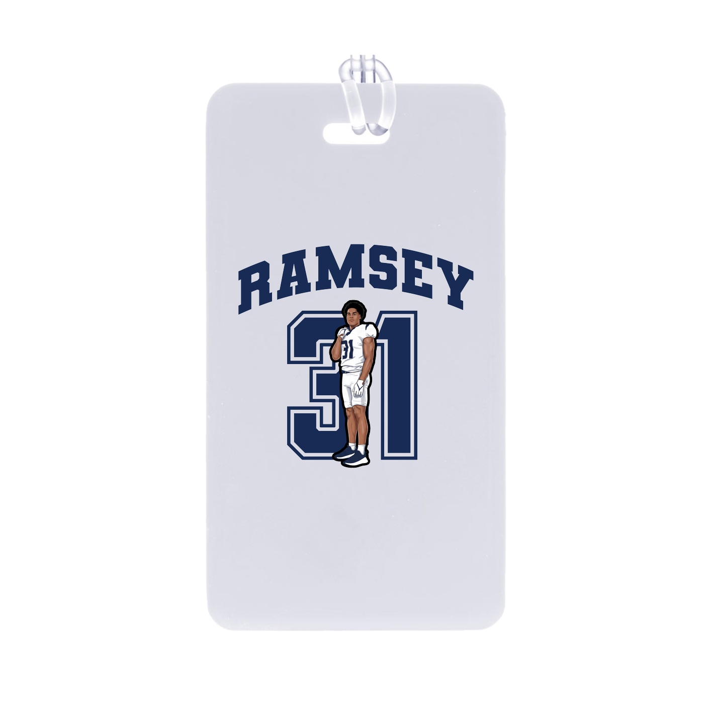 Bag Tag — Number in Classic