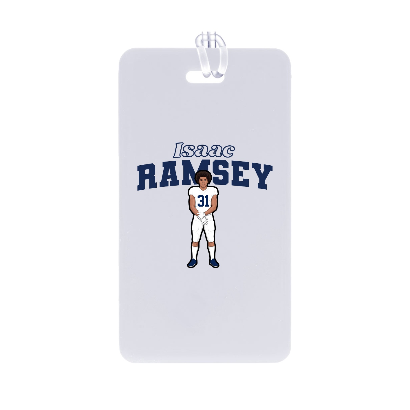 Bag Tag — Name Arch in Classic