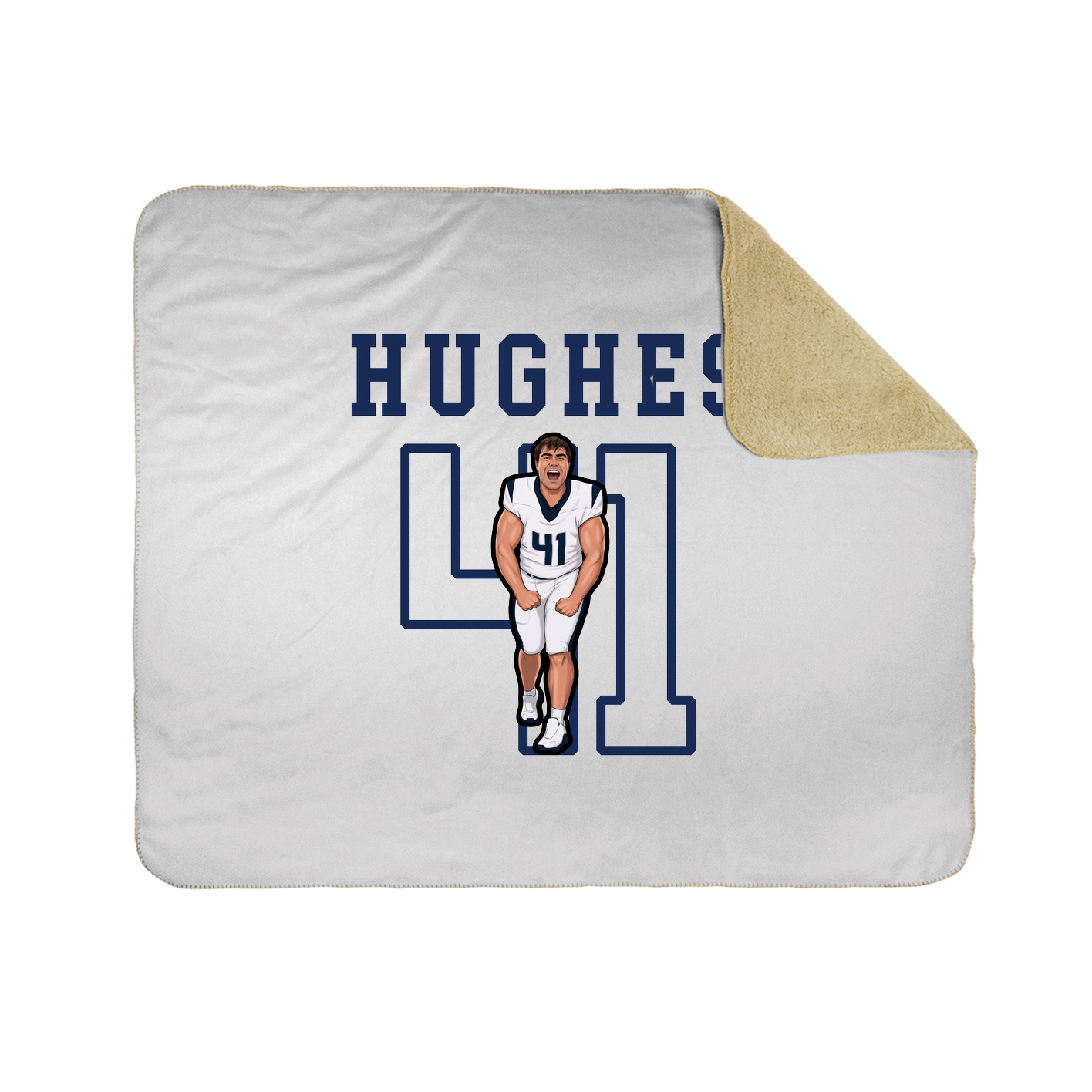 Throw Blanket — Shirsey in White