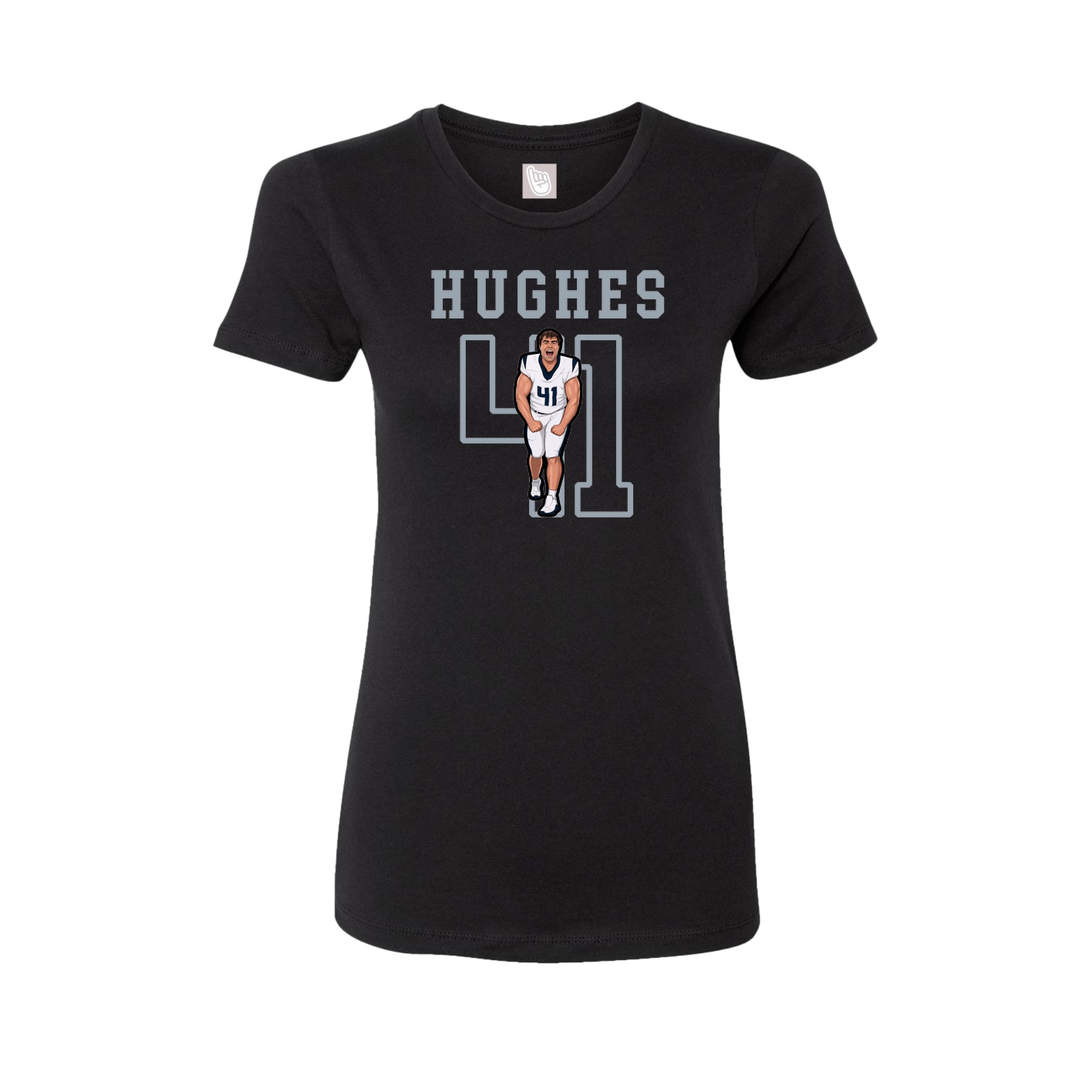 Fitted Women's Tee — Shirsey in Black