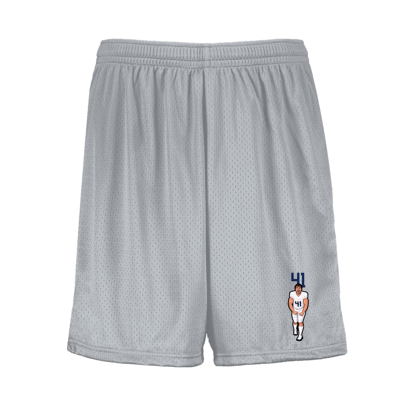 Shorts — Number Top in Silver