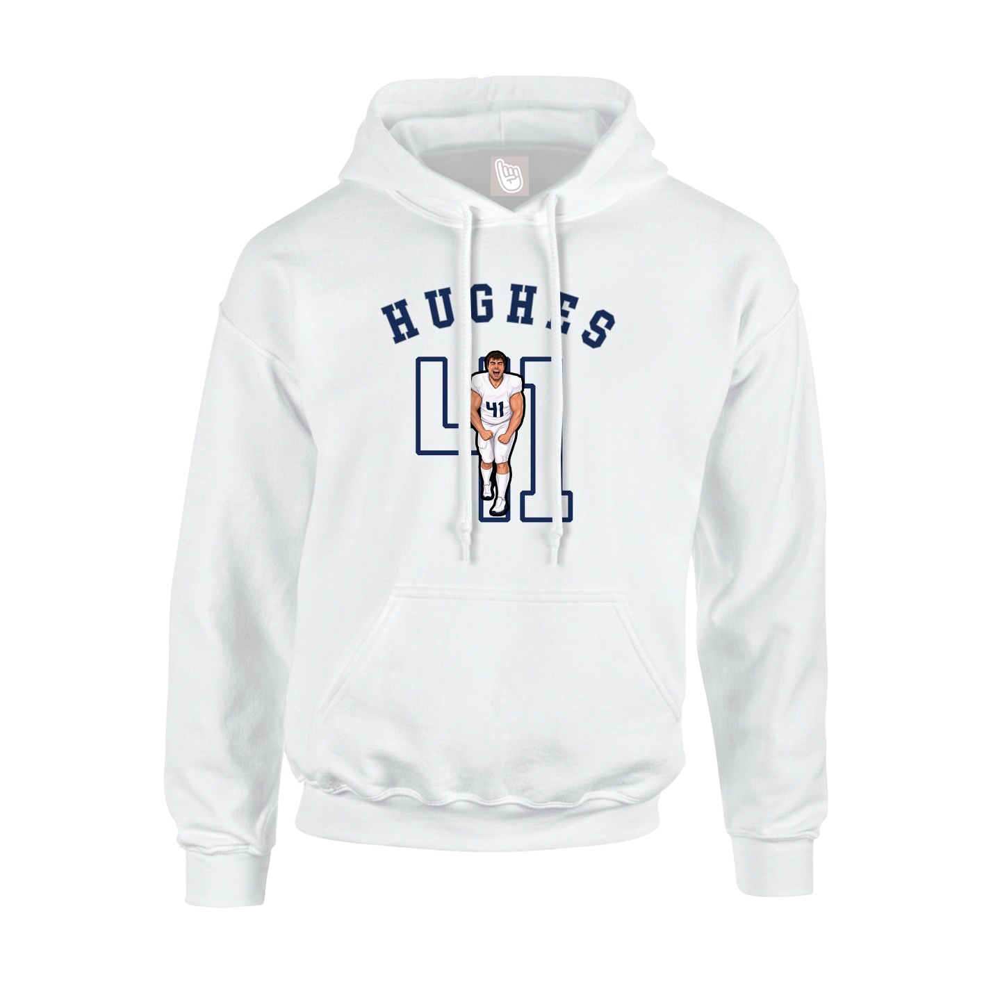 Hoodie — Shirsey Arch in White
