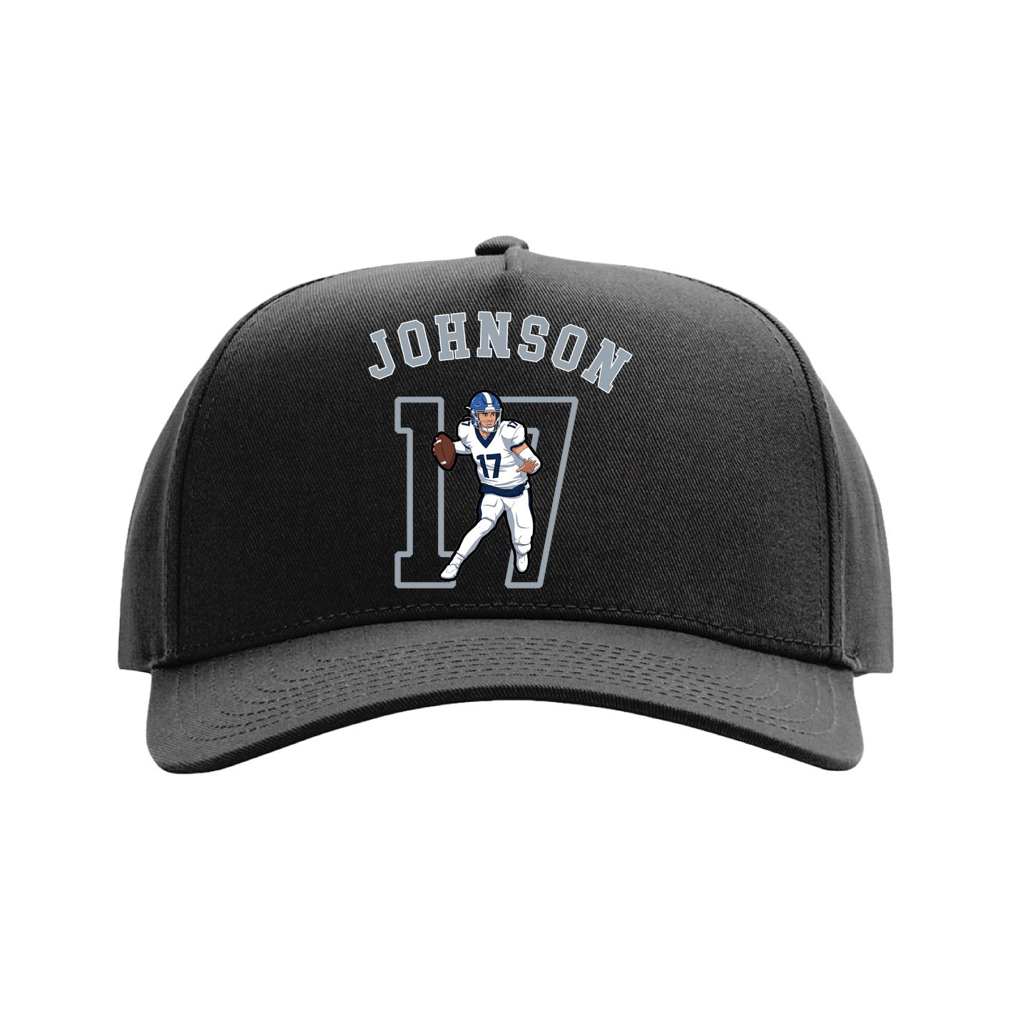 Full Fabric Five-Panel Champ Cap