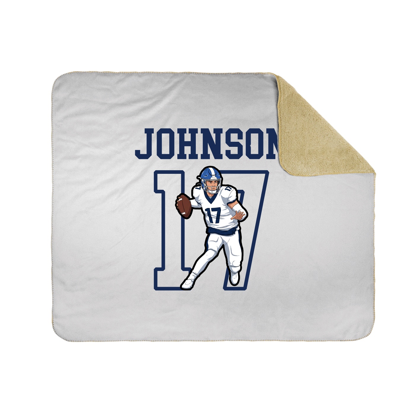 Throw Blanket — Shirsey in White