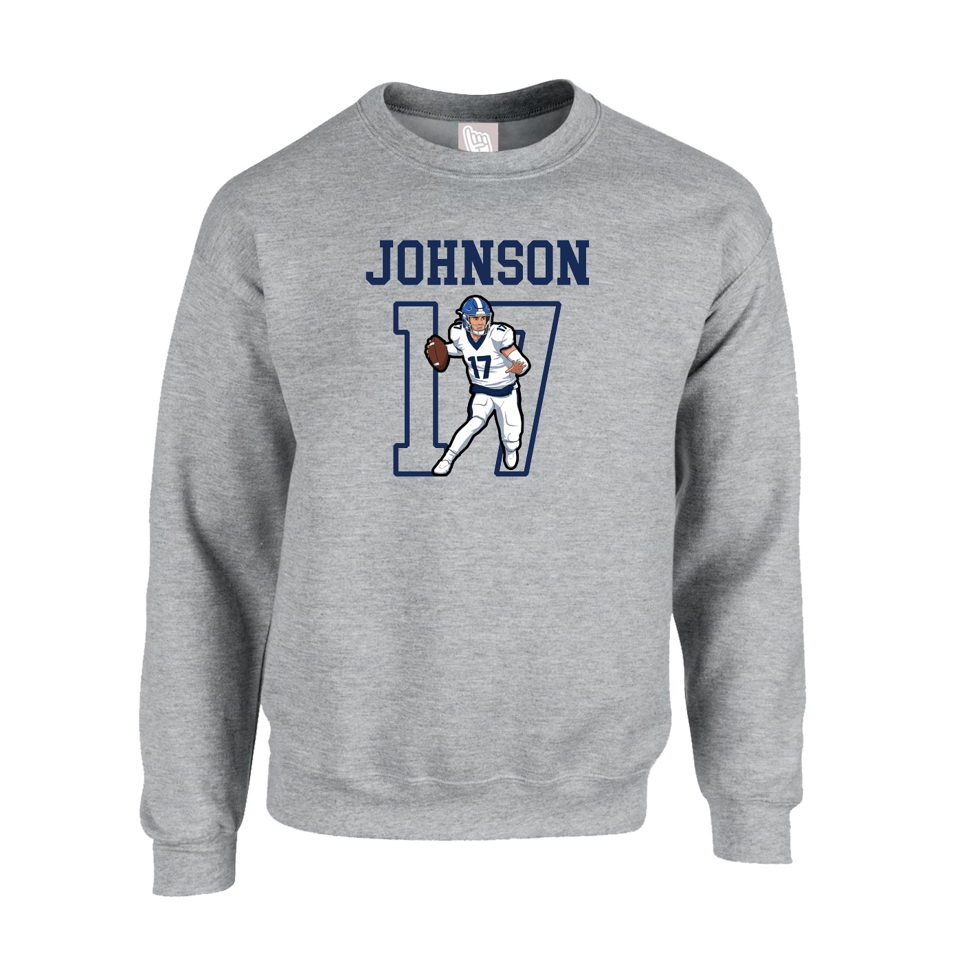 Fleece Crew — Shirsey in Grey