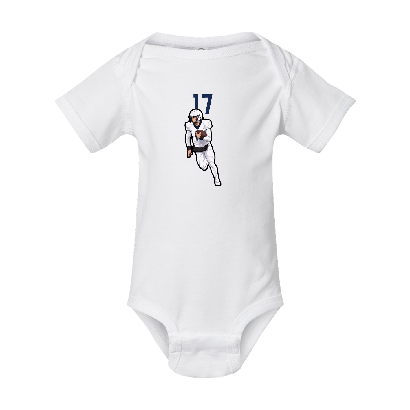 Baby Onesie — Number Top in White