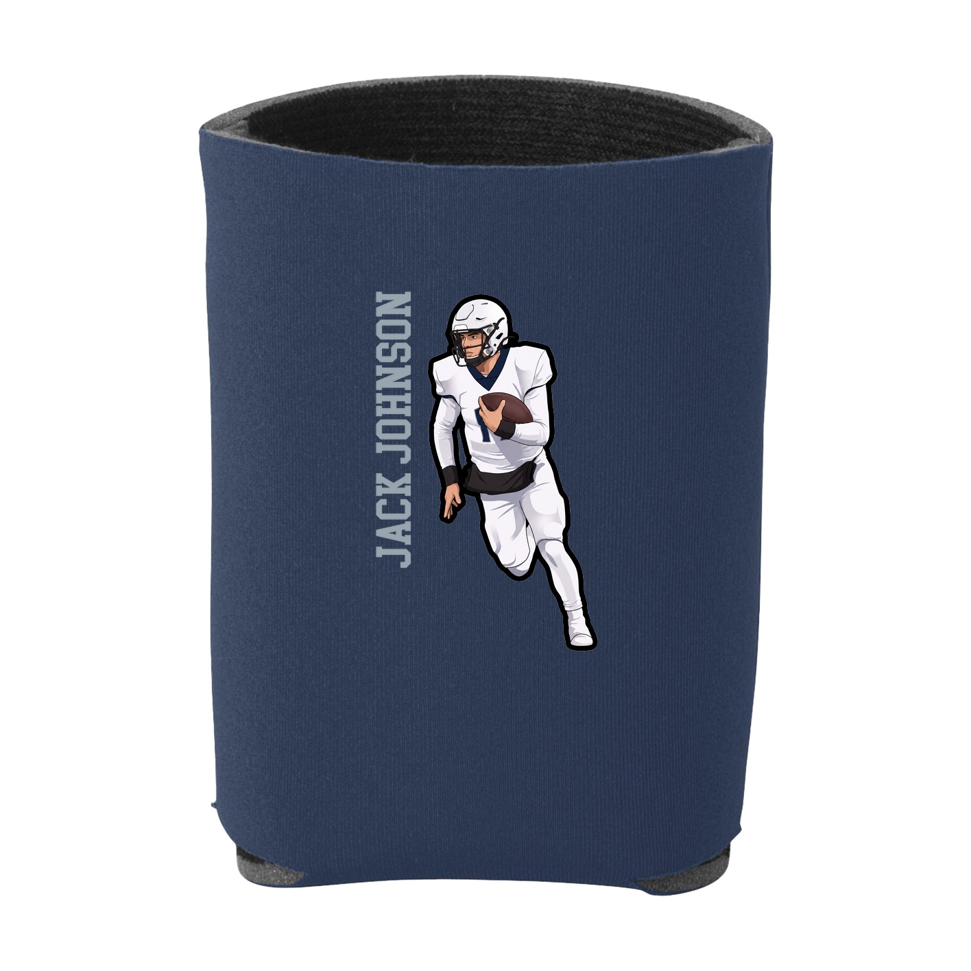 Can Holder — Name Vertical in Navy