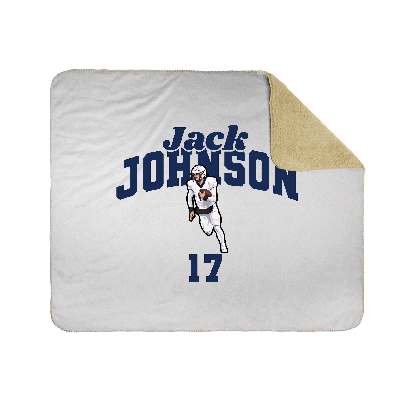 Throw Blanket — Signature Arch in White