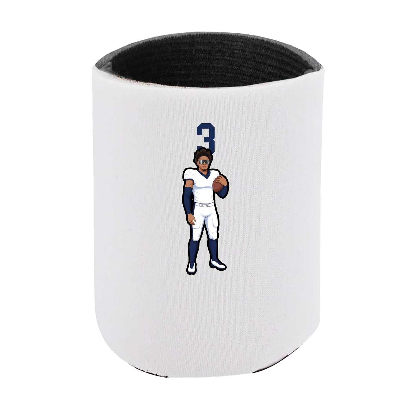 Can Holder — Number Top in White
