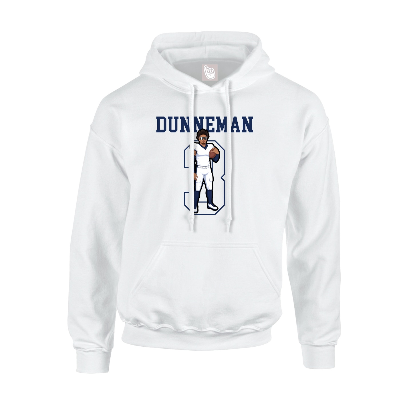 Hoodie — Shirsey in White