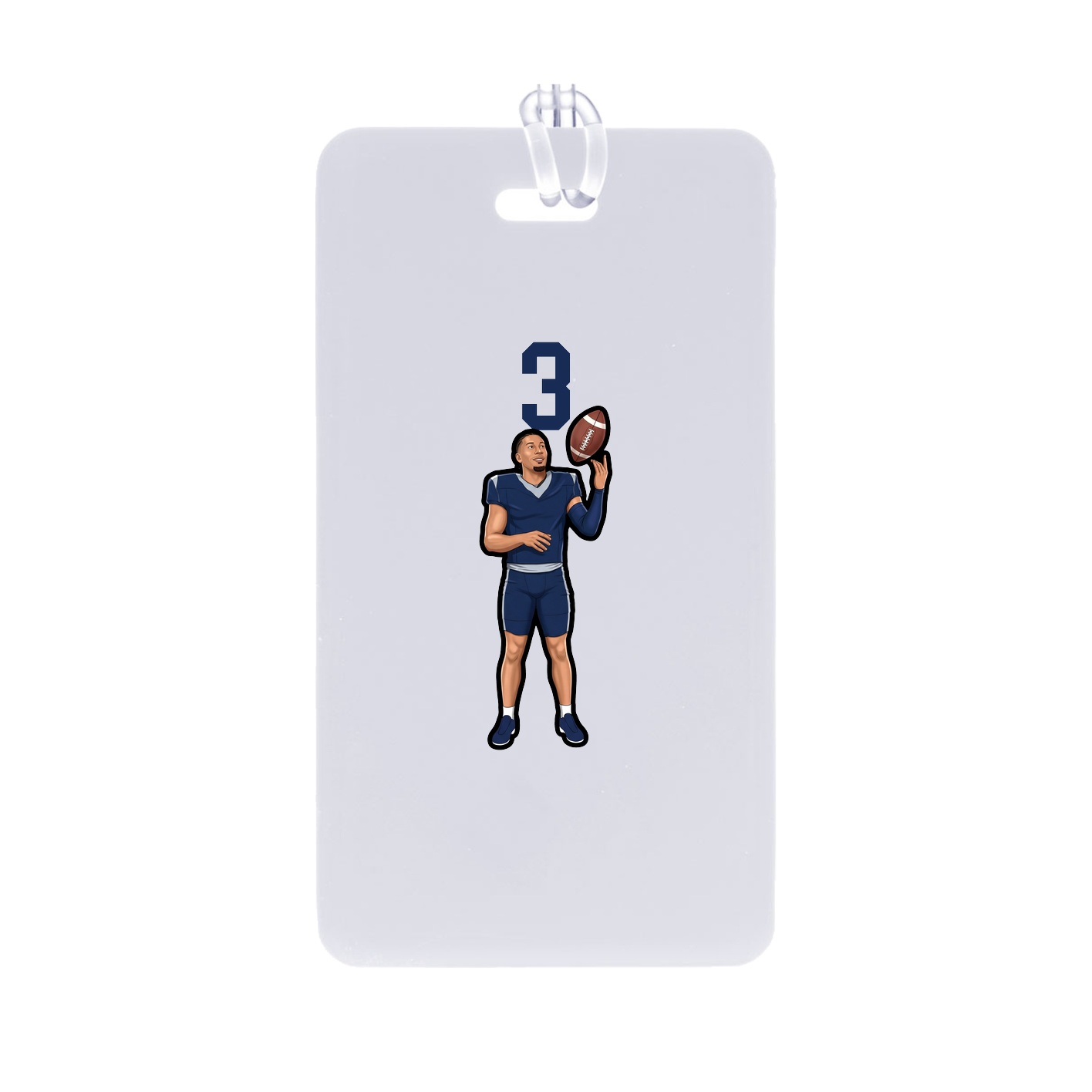 Bag Tag — Number Top in Classic