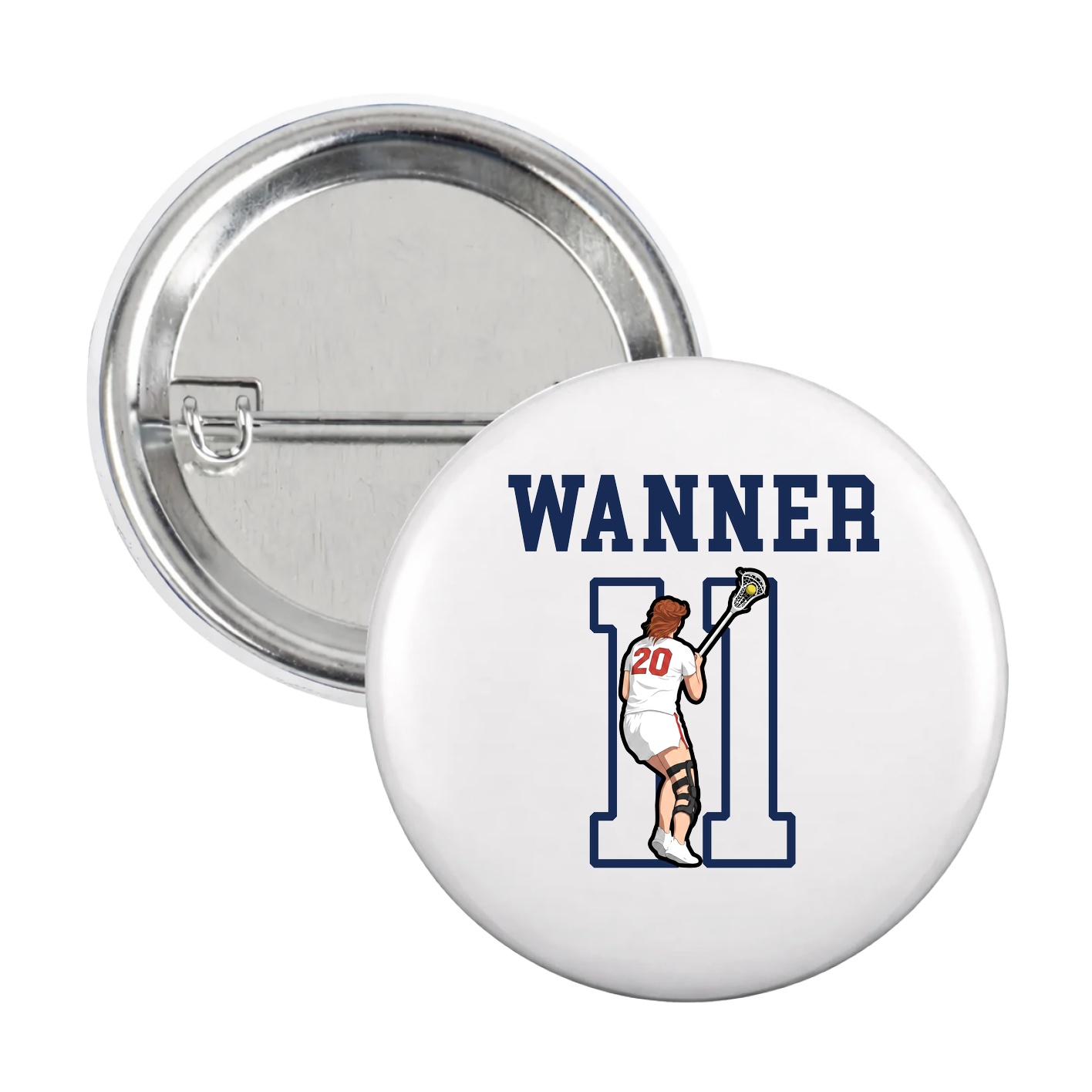 Game Day Button — Shirsey in White