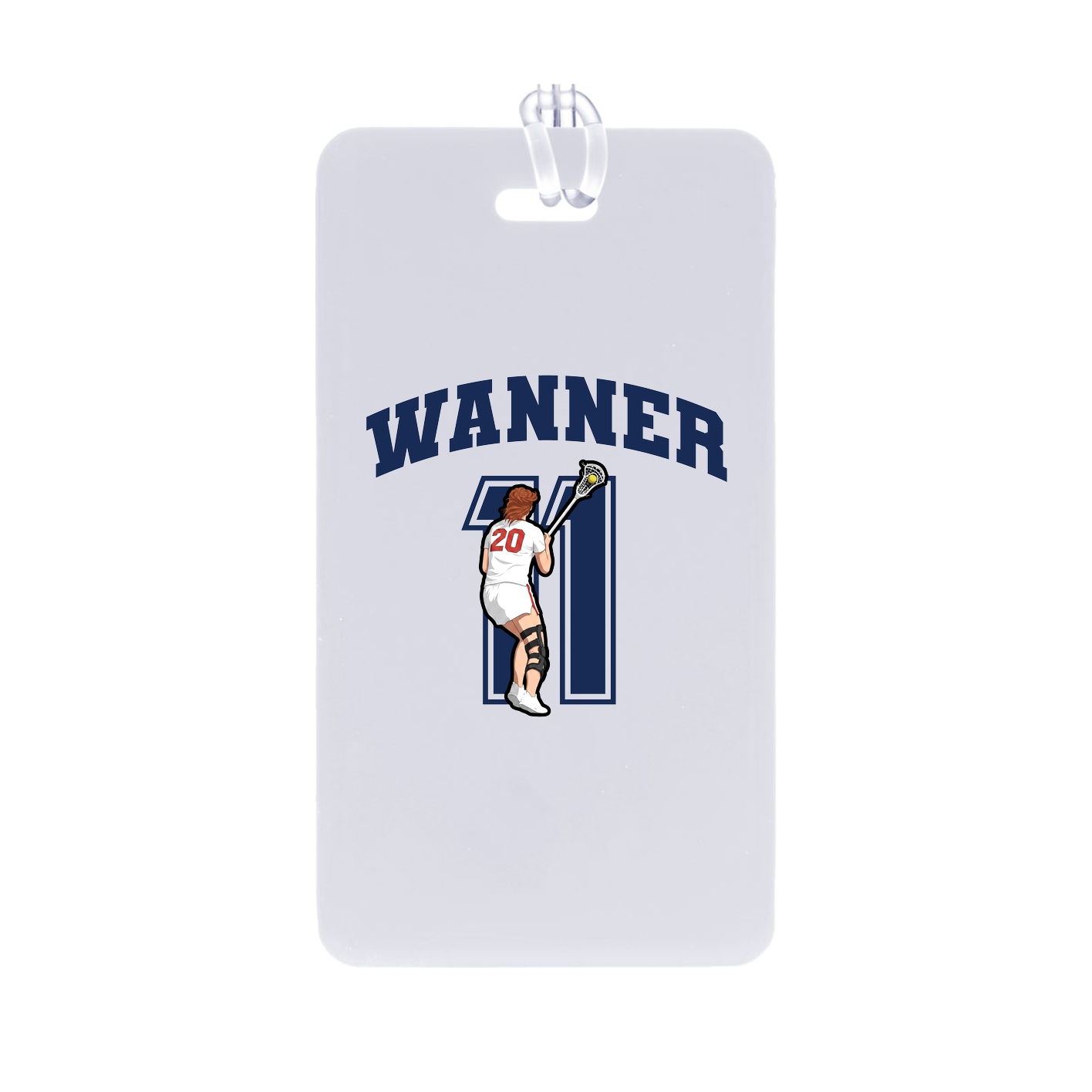 Bag Tag — Number in Classic