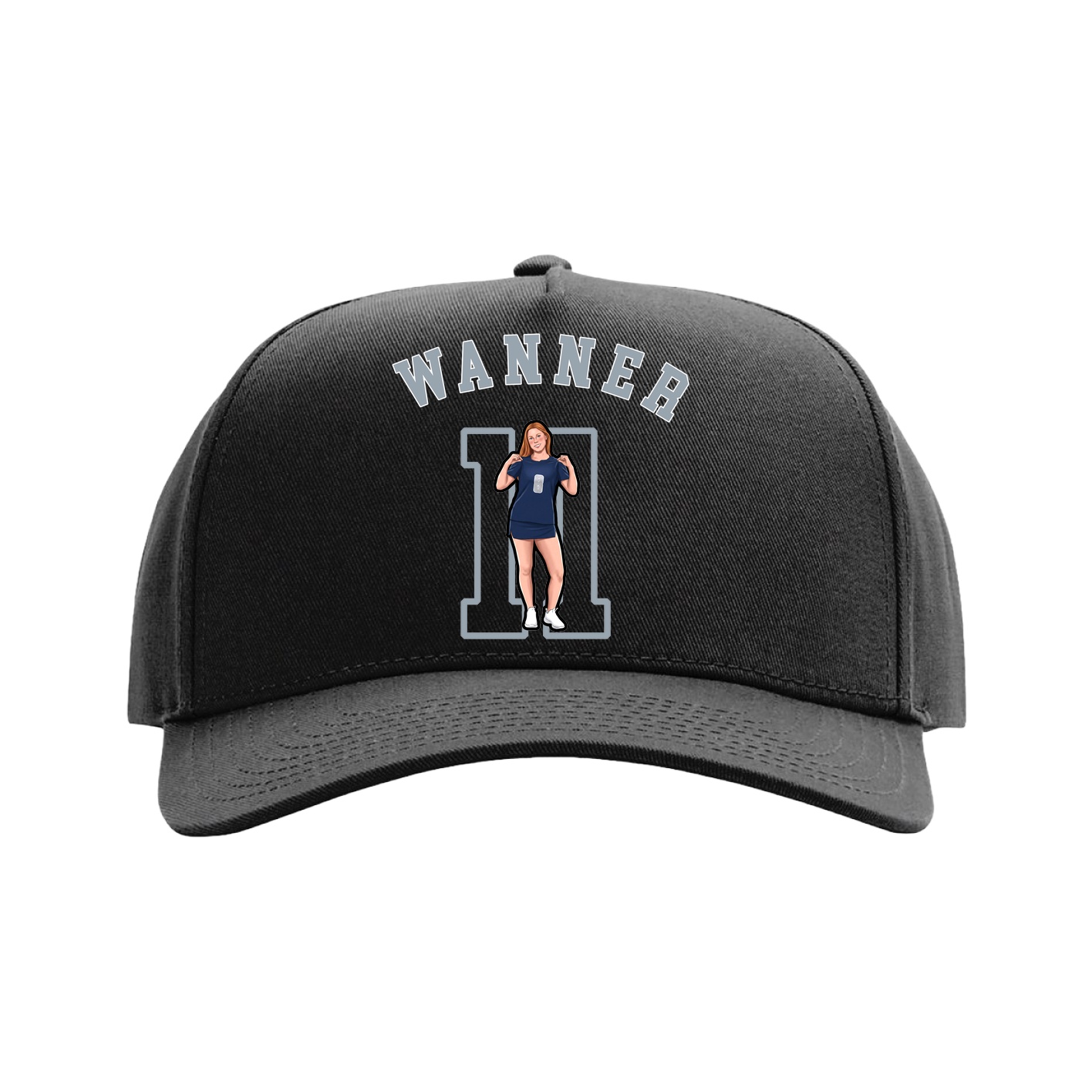 Full Fabric Five-Panel Champ Cap